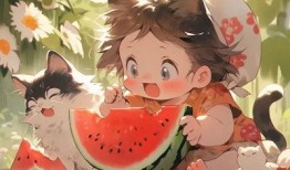 小猫吃瓜头像动漫图片,小猫吃瓜头像动漫风采